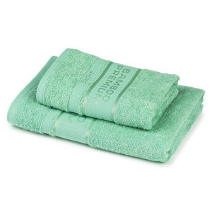 Sada Bamboo Premium osuška a ručník mentolová