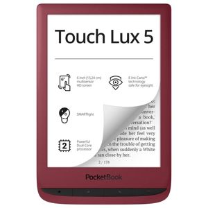 Pocket Book 628 Touch Lux 5 červená
